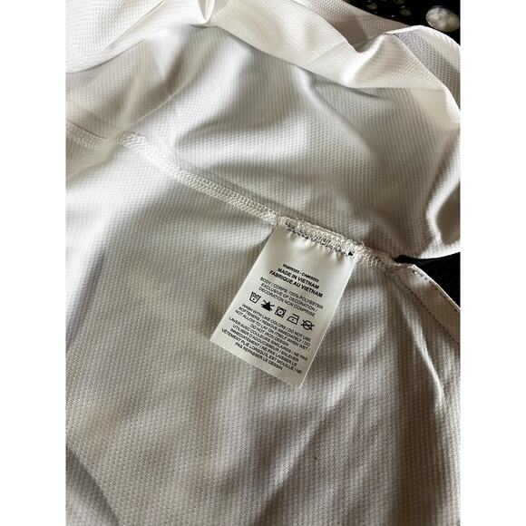 Nike Dri-FIT Victory White Tennis Polo Shirt Men’s Medium | Athletic Golf Top - Picture 9 of 9